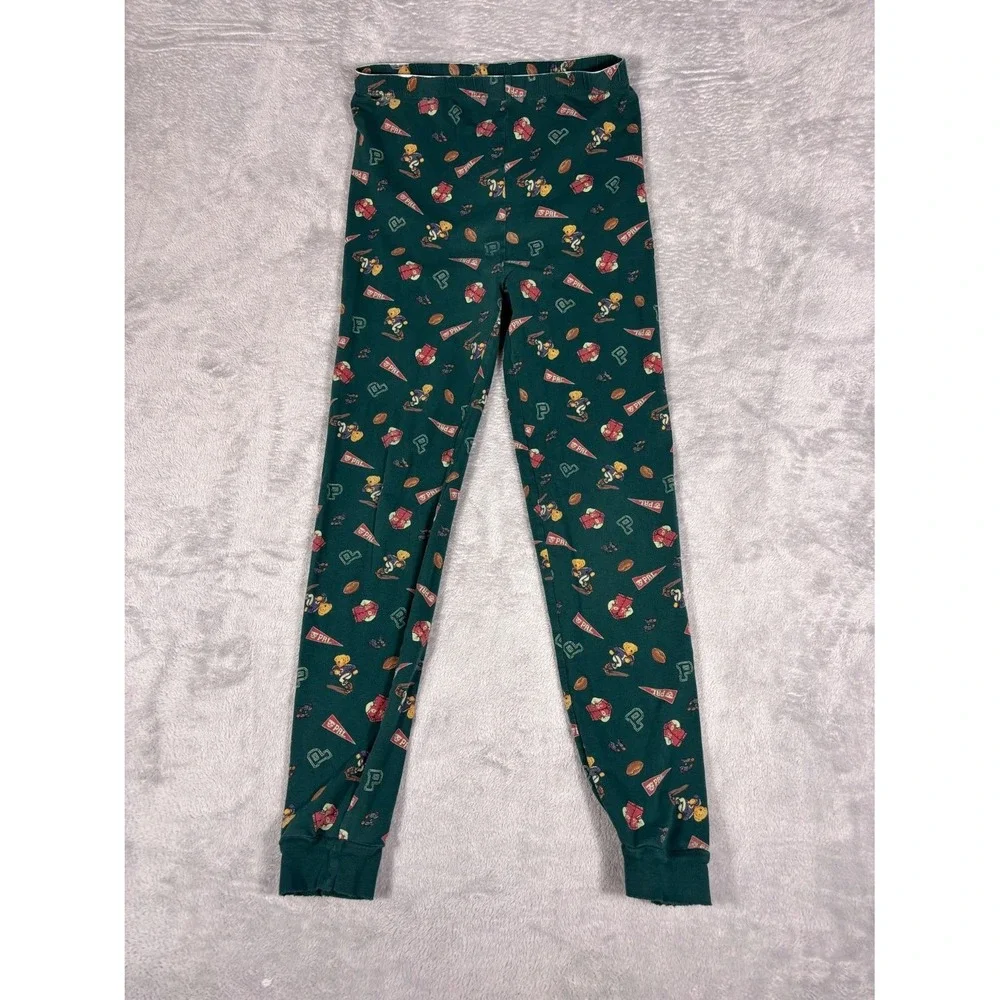 Polo Ralph Lauren Polo Bear Boys Sleepwear Pants Green Sz 14